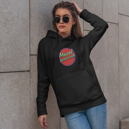 Hoodie Black Merci Beaucoup
