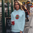 Load image into Gallery viewer, Hoodie Blue Merci Beaucoup
