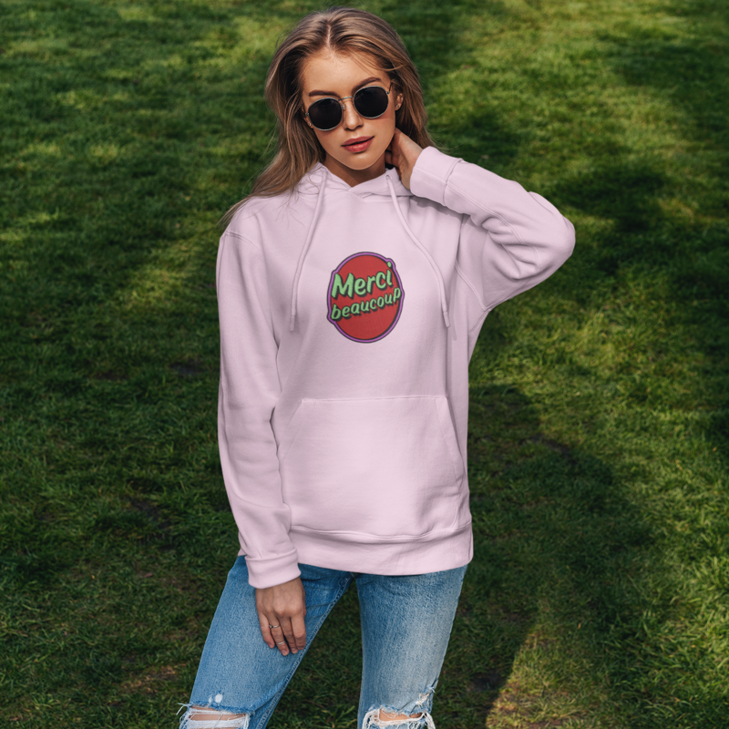Hoodie Pink Merci Beaucoup