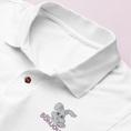 Load image into Gallery viewer, Polo Shirt White Bonjour Rabbit
