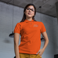Load image into Gallery viewer, Polo Shirt Red Avoir le Coup de Foudre

