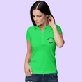 Load image into Gallery viewer, Polo Shirt Green Je Veux un Calin Avec Toi Teddy Bear
