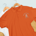 Load image into Gallery viewer, Polo Shirt Orange Je Veux un Calin Avec Toi Teddy Bear
