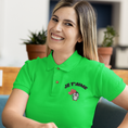 Load image into Gallery viewer, Polo Shirt Green Je t'Aime Penguin
