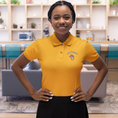 Load image into Gallery viewer, Polo Shirt Yellow Je t'Aime Penguin
