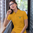Load image into Gallery viewer, Polo Shirt Orange La Chance te Sourit Muguet
