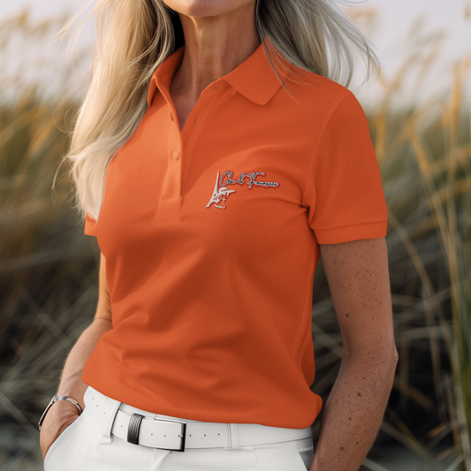 Polo Shirt Orange Chic et Français