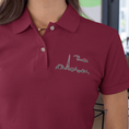 Load image into Gallery viewer, Polo Shirt Burgundy Paris
