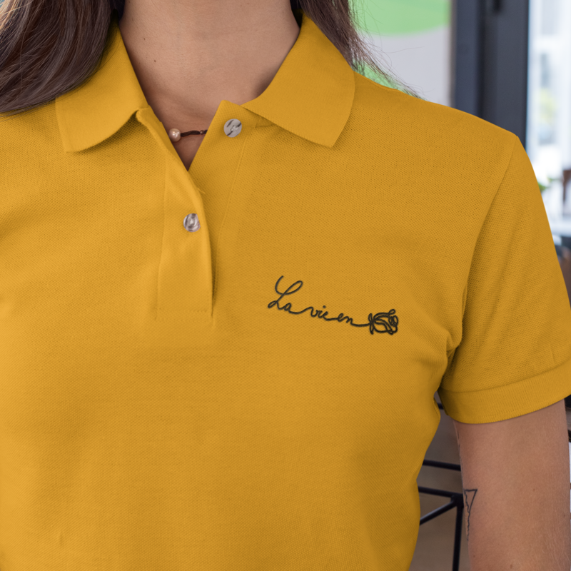 Polo Shirt Yellow La Vie en Rose