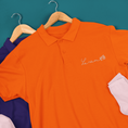 Load image into Gallery viewer, Polo Shirt Orange La Vie en Rose
