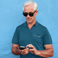 Load image into Gallery viewer, Polo Shirt Navy La Vie en Rose
