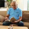 Load image into Gallery viewer, Polo Shirt Blue Le Temps Des Fleurs
