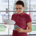 Load image into Gallery viewer, Polo Shirt Burgundy Décrocher la Lune
