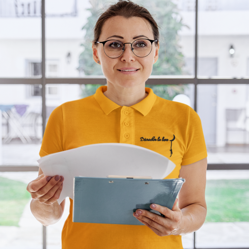 Polo Shirt Yellow Décrocher la Lune