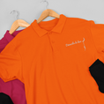 Load image into Gallery viewer, Polo Shirt Orange Décrocher la Lune
