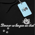 Load image into Gallery viewer, Hoodie Donner sa Langue au Chat
