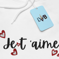 Load image into Gallery viewer, Hoodie Je t'Aime With Hearts
