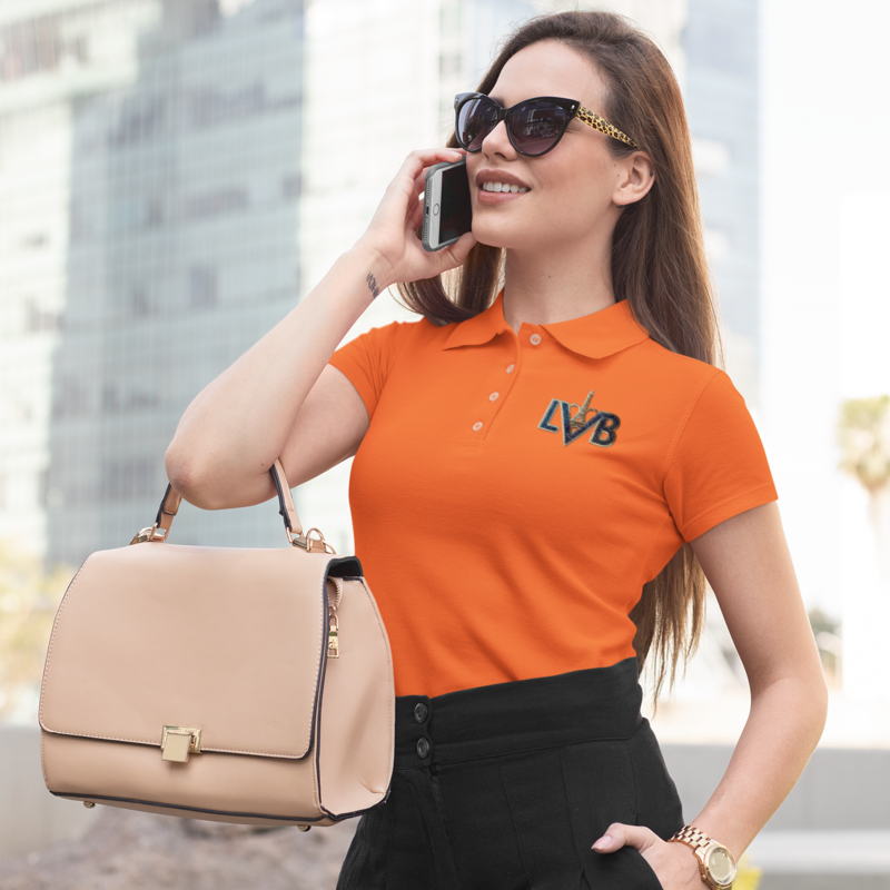 Polo Shirt Orange LVB La Vie Est Belle