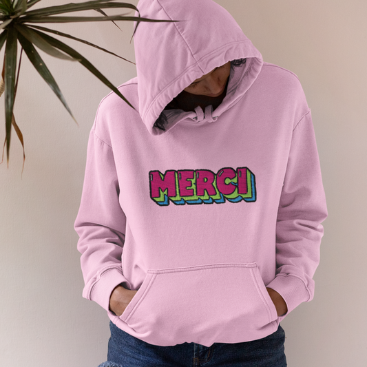 Hoodie Pink MERCI