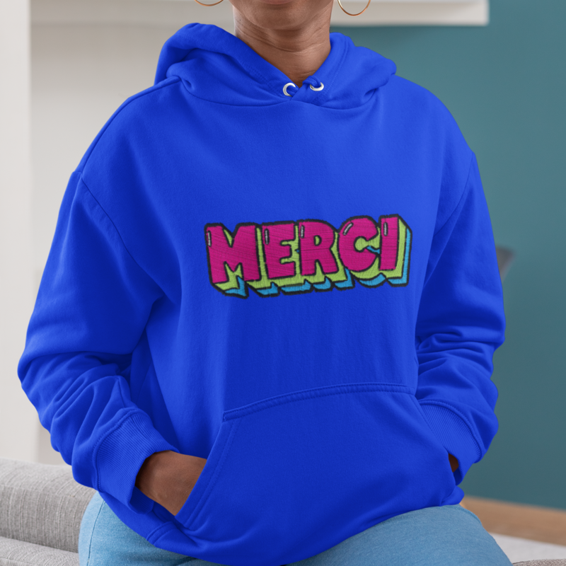 Hoodie Navy MERCI