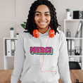 Load image into Gallery viewer, Hoodie Gray MERCI
