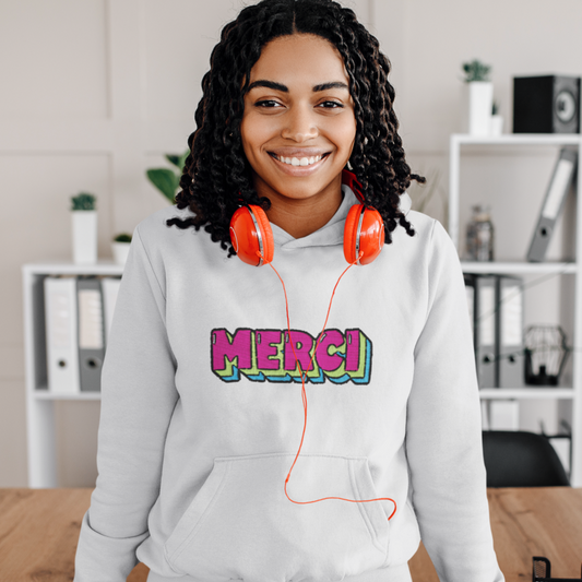 Hoodie Gray MERCI
