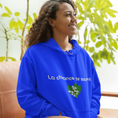 Load image into Gallery viewer, Hoodie Navy La Chance te Sourit Muguet

