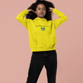 Load image into Gallery viewer, Hoodie Yellow La Chance te Sourit Muguet

