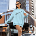 Load image into Gallery viewer, Hoodie Blue Airplane Paris

