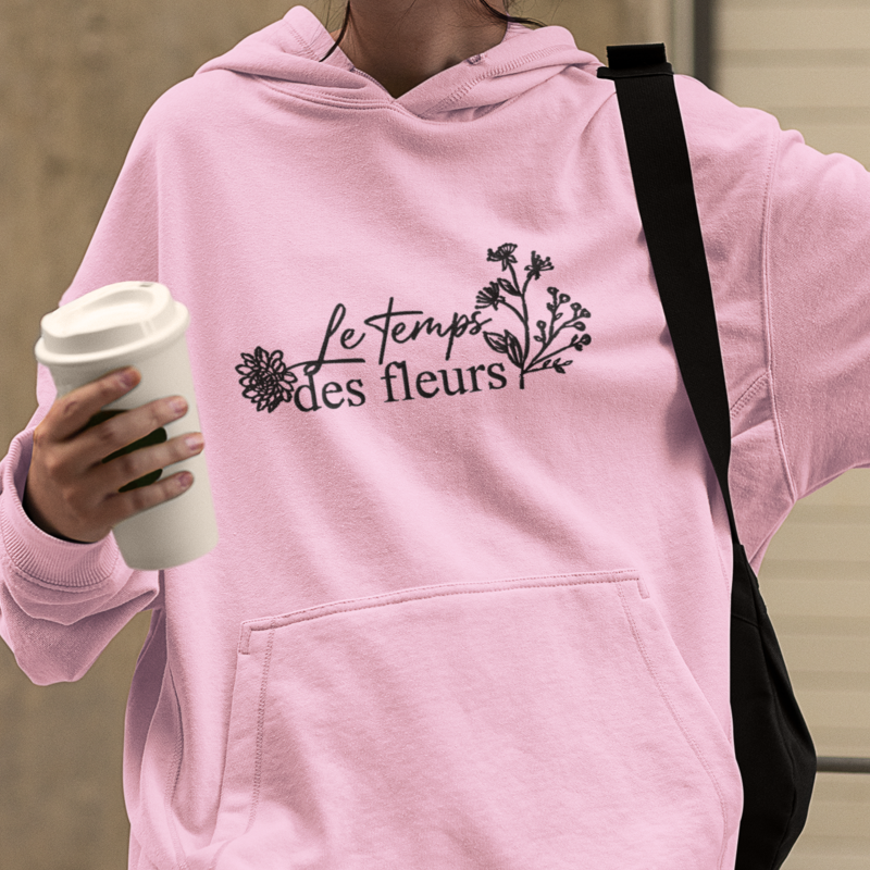 Hoodie Pink Le Temps des Fleurs