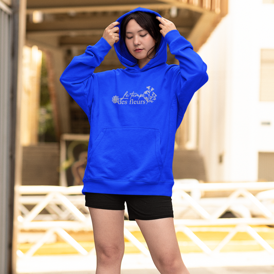 Hoodie Navy Le Temps des Fleurs