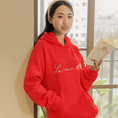 Load image into Gallery viewer, Hoodie Red La Vie en Rose
