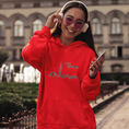 Load image into Gallery viewer, Hoodie Red Paris City
