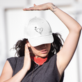 Load image into Gallery viewer, Cap White Amour Heart
