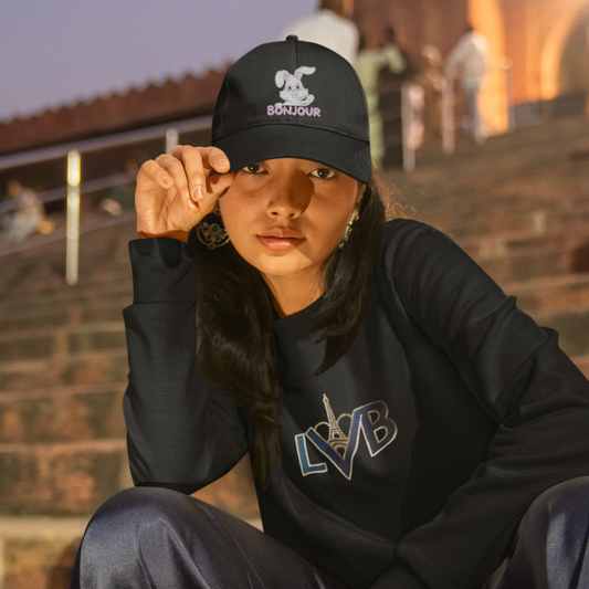 Cap Black Bonjour Rabbit
