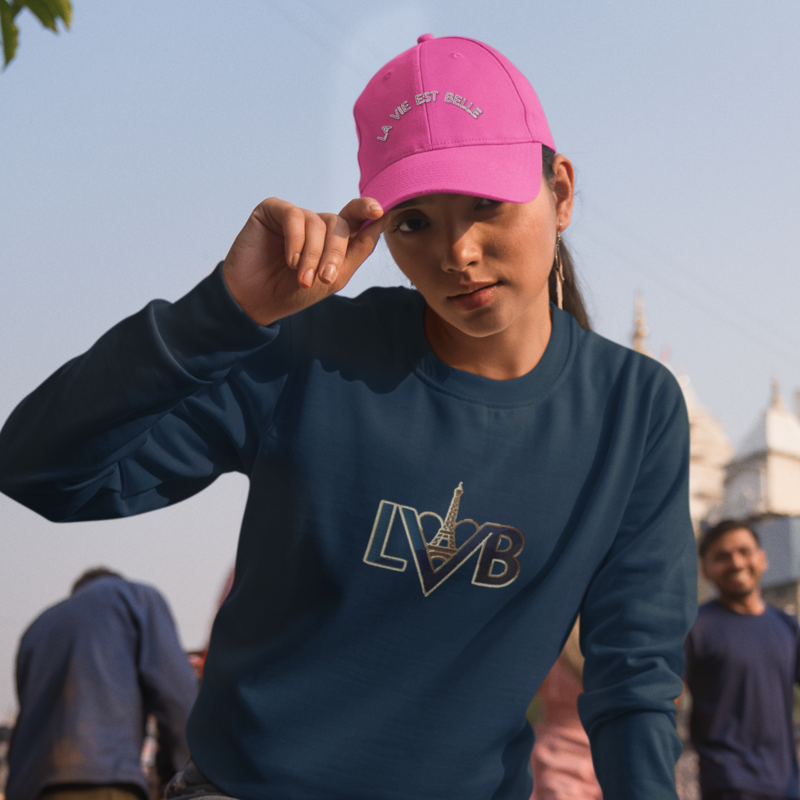 Cap Pink La Vie Est Belle Rounded