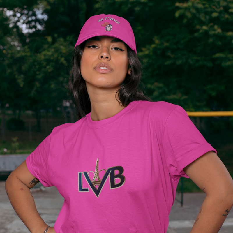 Cap Pink Je t'Aime Penguin