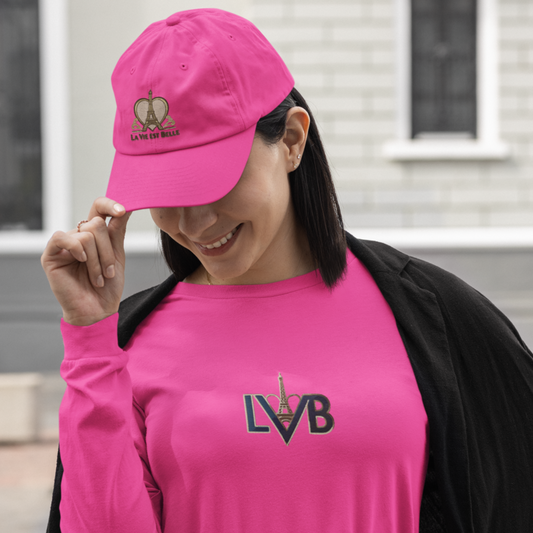 Cap Pink La Vie Est Belle Heart