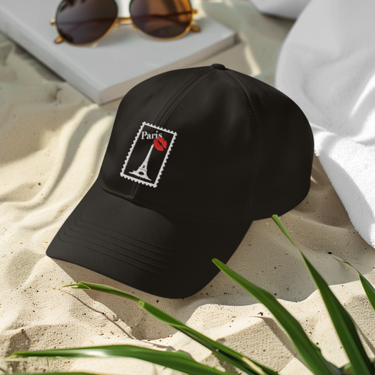 Cap Black Stamp Paris