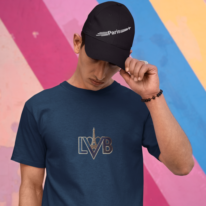 Cap Black Paris Airplane