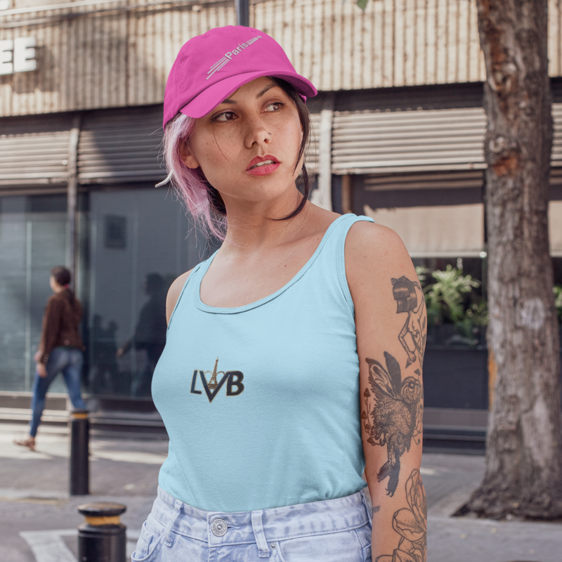 Cap Pink Paris Airplane