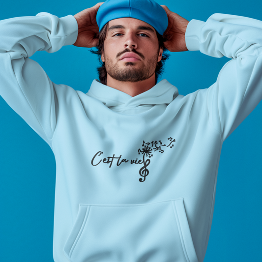 Hoodie Blue C'est La Vie