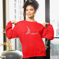 Load image into Gallery viewer, Sweater Red Amour With Flowers
