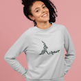 Load image into Gallery viewer, Sweater Gray Amour With Flowers
