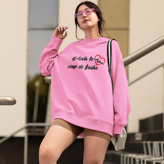Sweater Pink Avoir le Coup de Foudre