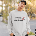 Load image into Gallery viewer, Sweater Gray Avoir le Coup de Foudre
