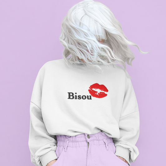 Sweater White Bisou