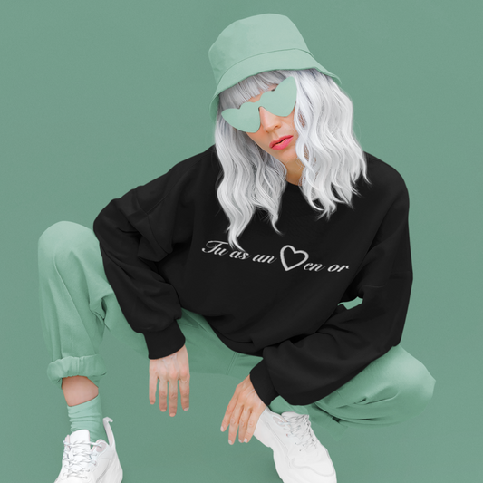 Sweater Black Tu as un Coeur en Or