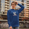 Load image into Gallery viewer, Sweater Navy Bonjour Rabbit
