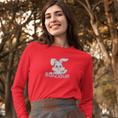 Load image into Gallery viewer, Sweater Red Bonjour Rabbit
